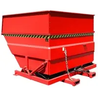 Bauer Südlohn Kippbehälter BKC-H 500, lackiert, Feuerrot