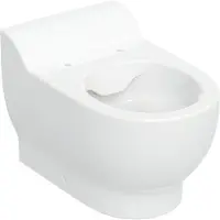Geberit Stand-WC, Tiefspüler Bambini weiß KeraTect, für WC-Sitz