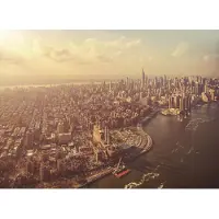 Komar Fototapete "Manhattan - Größe 254 x 184 cm" bedruckt glatt Wohnzimmer, Schlafzimmer