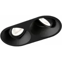 Wever & Ducre 2er-Einbaustrahler DEEP ADJUST 2.0 PAR16 schwarz 112720B0 5404037300662