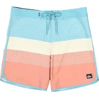 Quiksilver Boardshorts "Surfsilk Scallop 18", Herren, Gr. 38(XXL), Normalgrößen, bunt (desert sand, tijuana), Obermaterial: 88% Polyester, 12% Elasthan., Hosen Boardshorts