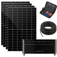 Marstek Energy Inc On-Grid-Solarakku mit 4x 460-W-Solarmodul und Anschluss-Set, 2.120 Wh