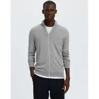 Selected Strickjacke "SLHBERG FULL ZIP CARDIGAN NOOS"