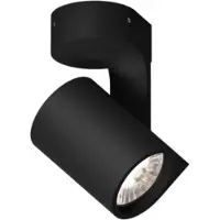 Wever & Ducre LED-Deckenstrahler SQUBE ON BASE CEILING SURF 1.0 - 2700K B schwarz 144268B3 5404037303939