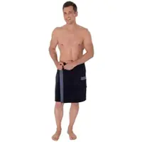 WEWO-FASHION Herren Saunakilt 9590 mit Tasche 50x145 | night-blue - blau