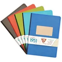 Clairefontaine 5x Kladde 1951 Back to Basics DIN A5 14,8x21cm, 96 Blatt 90g, liniert - Sortiert 195146C