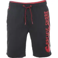 Riverso Badehose Herren Regular Fit RIVJannik - Black - Red (64008) - S
