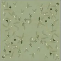 Duni Bio Dunisoft Serviette 40 x 40 cm Noel Pistachio, 360 Stk/Krt (6 x 60 Stk)