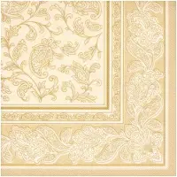 Papstar 11681 Papierserviette Seidenpapier Champagner (e)