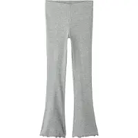 Name it Leggings - Rib - Noos - NkfNakal - Grey Melange - - 6 Jahre (116) - Leggings