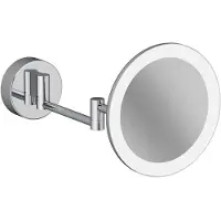 Kludi VELA R LED-Kosmetikspiegel 5899505W Vergrößerung 3-fach, Wandmontage, chrom
