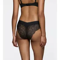Triumph Slip "Body Make-Up Illusion Lace" florale Stretch-Spitze, hoher Beinausschnitt, weiche Microfaser