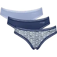 Sloggi Minislip "GO Crush" dehnbare Spitzendetails, Cotton-Mix