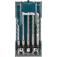Makita Betonbohrer-Set SDS-PLUS Centering tip 5-teilig - SDS-PLUS - Zweischneider - Zentrierspitze