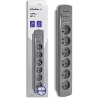 Qoltec 50277, 1,8 m, Drinnen, Type F (CEE 7/4), Grau, EU Directive 2002/96 / EC, 6 AC-Ausgänge