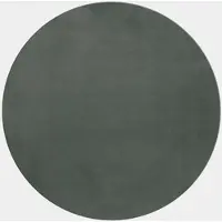 KADIMA DESIGN Teppich Schlafzimmer Unifarben Elegant Waschbar Strapazierfähig Wohnzimmer Esszimmer Rund Grün 160x160 cm – NECKAR von
