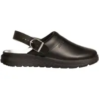 ABEBA Clog Active 87031 SRC mit Schnalle Gr. 47 schwarz