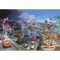 Komar Fototapete "Cars World - Größe 368 x 254 cm" bedruckt glatt Kinderzimmer
