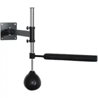 HOMCOM Reflexbarren-Trainer PU-Kunststoff Stahl Schwarz 79L x 72B x 20H cm
