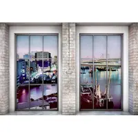 Komar Vliestapete "Vlies - Loft - Größe 368 x 248 cm" bedruckt glatt Wohnzimmer, Schlafzimmer