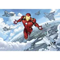 Overig Vliestapete "Digitaldruck Vlies - Iron Man Flight - Größe 400 x 280 cm" bedruckt glatt Kinderzimmer