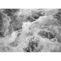 Overig Vliestapete "Digitaldruck Vlies - Wildest Water - Größe 350 x 250 cm" bedruckt glatt Wohnzimmer, Schlafzimmer
