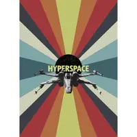 Overig Vliestapete "Digitaldruck Vlies - Star Wars Hyperspace - Größe 200 x 280 cm" bedruckt glatt Kinderzimmer
