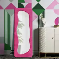 Dmora Spiegel Parnaiba 40x160h cm Rosa, Strukturstoff