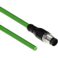 ACT Industrial 1,50 Meter Sensorkabel M12A 8-poliger Stecker auf offenes Ende, Ultraflex TPE-Kabel, geschirmt (SC3804)