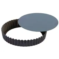 Gobel - Tortenform, rund, geriffelt - antihaftbeschichtet - Hebeboden - Ø22/20 cm H2,5 cm - 226422