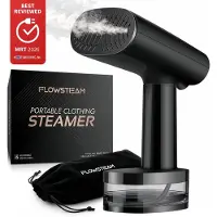 FLOWSTEAM Luxury Clothes Steamer - Kabellänge 165cm - Matte Black Edition