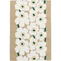 Marimekko - Unikko Geschirrtuch, sand / white / hay / emerald