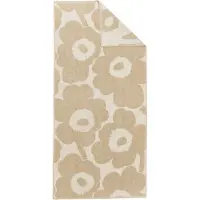 Marimekko - Unikko Badetuch, 70 x 150 cm, off-white / linen