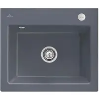 Villeroy & Boch V&B Spüle Subway 60 S m Abl.garn, Exzenter, gra CeramicPlus