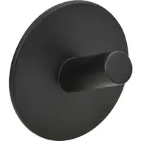 Technik Team Kleiderhaken Dares Selbstklebend Ø 52 mm Stahl Schwarz
