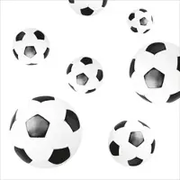 Mank Airlaid Serviette Fussball, 40 x 40 cm, 50 Stück -