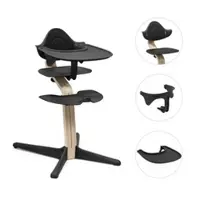 Stokke Nomi Bundle Hochstuhl inkl. Babyset und Tray, schwarz