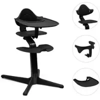 Stokke Nomi Bundle Hochstuhl inkl. Babyset und Tray, schwarz