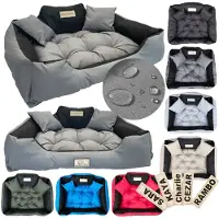 AIO Factory Hundebett KINGDOG Laufstall 115x95 cm personalisiert wasserdicht dunkelgrau
