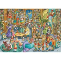 Ravensburger Mitternacht in der Bibliothek: 1000-teiliges Puzzle