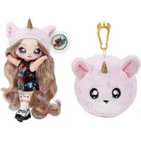 Mga Entertainment Na! Na! Na! Surprise 2-in-1 Fashion Doll & Plush Pom with Confetti Balloon Unboxing, Multicolor (Styles May Vary)