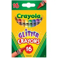 Crayola Glitter Crayons 16 pcs - 52-3716