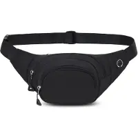 INF Wasserdichte Gürteltasche für Outdoor-Aktivitäten Black