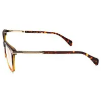 Rag&Bone RNB3046/G Damen-Brille inkl. Gläser Vollrand Butterfly Acetat-Gestell 53/16/140, braun