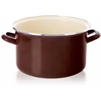 Orion BRAUNER Emaille-Topf 26 cm, 6,5 l
