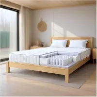 THE WHITE STONE Matratze 160x190 mit Taschenfedern und Memory Foam | Höhe 25 cm | Ergonomisch, Feuerhemmend, Allergikergeeignet | Hergestellt in Italien