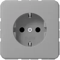 JUNG CD 1520 BF GR SCHUKO Steckdose, 16 A 250 V, Thermopl CD1520BFGR