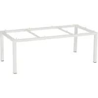 Müsing Base Tischgestell Aluminium Weiß