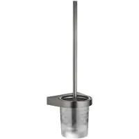 Dornbracht Ensemble brosse de toilette, modèle mural, verre en cristal, 83900970-99, 83900970-99