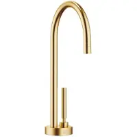 Dornbracht TARA Kaltwasserauslauf Messing gebürstet (23kt Gold), Ausladung 146 mm, Armaturenhöhe 290 mm, Bohrungsdurchmesser 35 mm